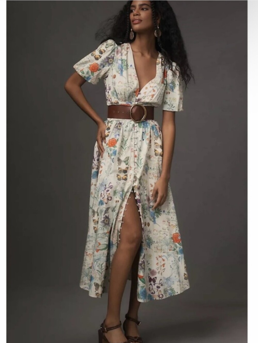 Anthropologie Katarina Butterfly Dress
